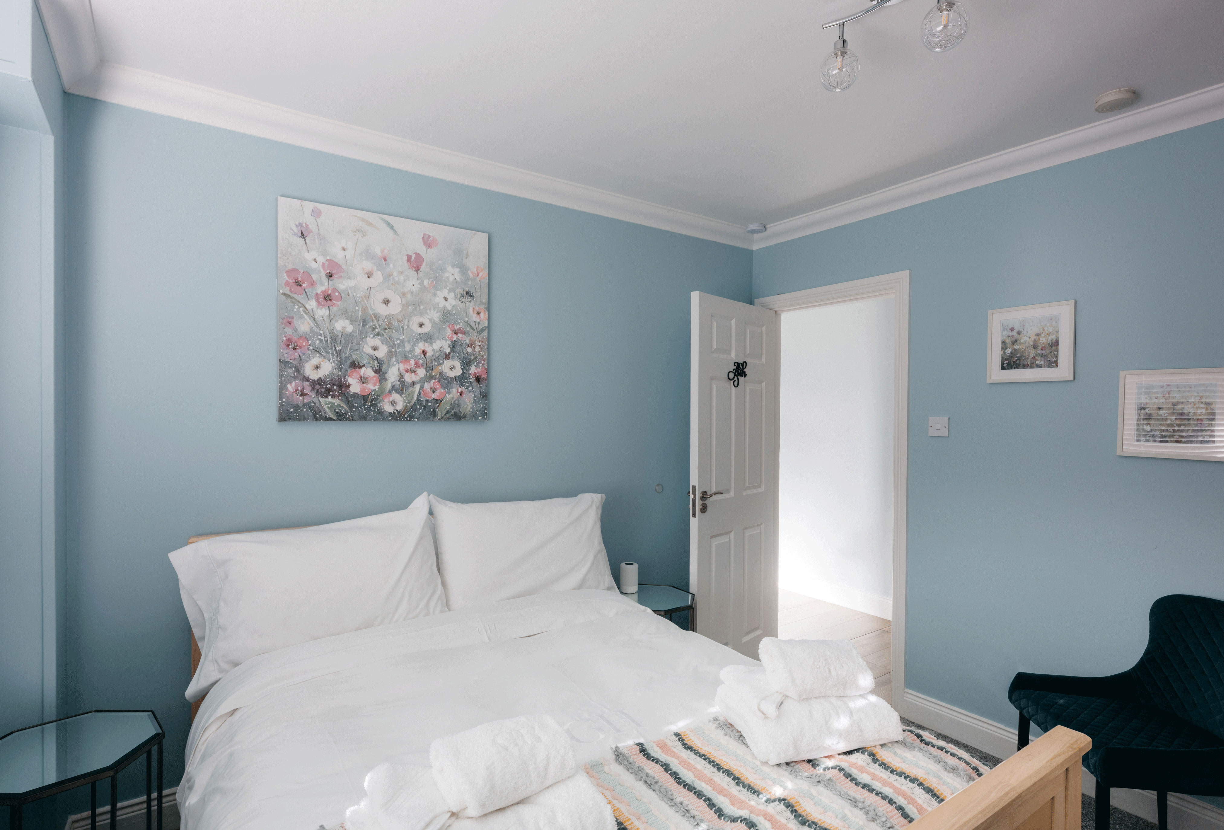 Panoramic view of the landscape around Greenane House